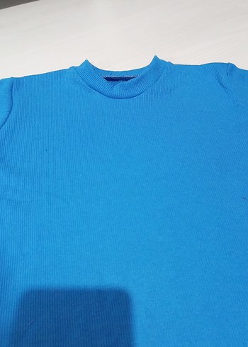 Mavi Renkli kız Çocuk krop - Görsel 2