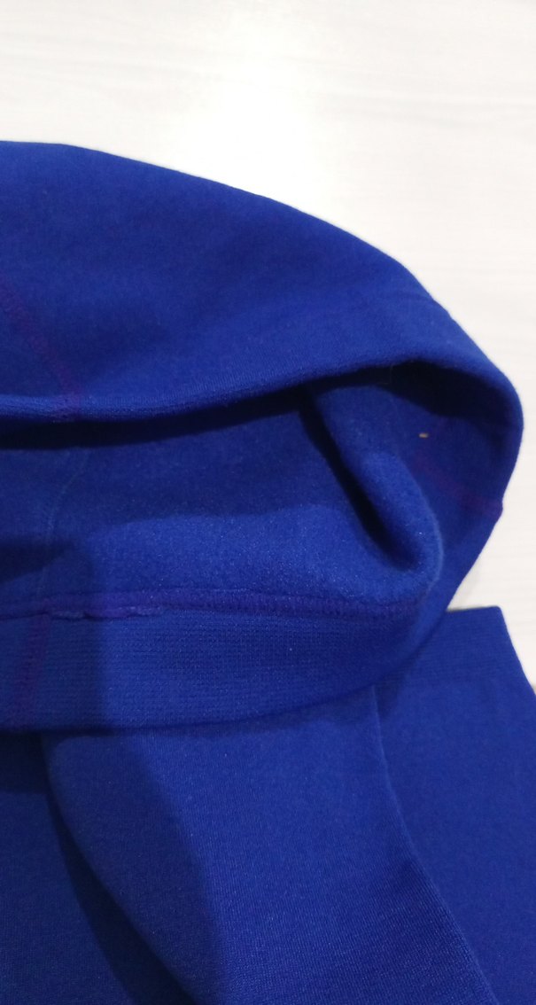 Mavi Kadın Tayt, Orta Boy, Esnek Bel - Görsel 2