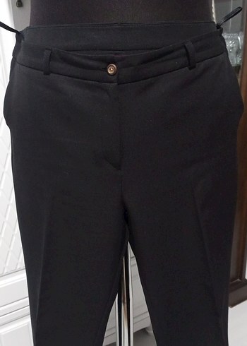 Siyah Kadın Kumaş Pantolon - Görsel 3