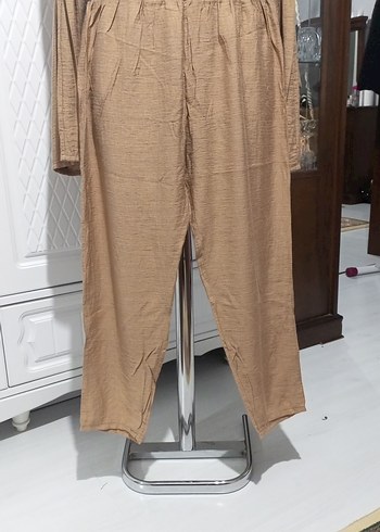 Bej Kadın Uzun ikili Takım - Görsel 2