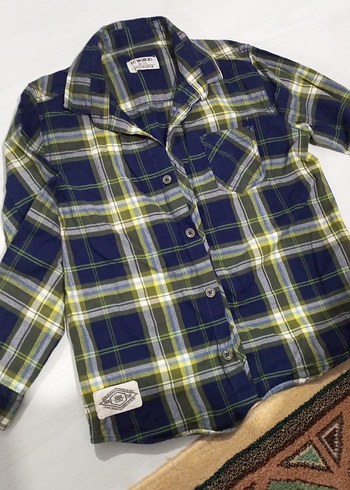 Erkek Çocuk Uzun Kollu Ekose Gömlek - Görsel 3