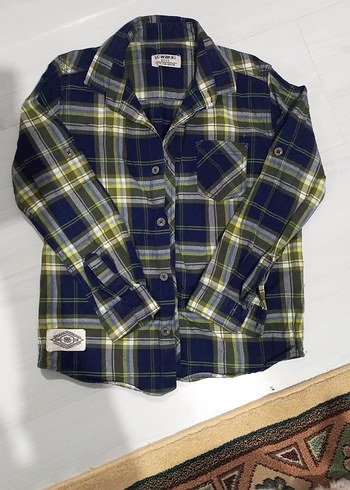 Erkek Çocuk Uzun Kollu Ekose Gömlek - Görsel 2