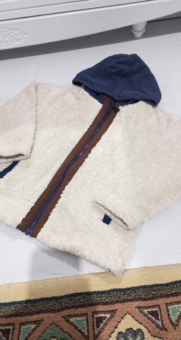 Kürklü Kapüşonlu Erkek Çocuk Ceketi - Görsel 2