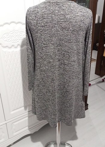 Gri Uzun Kollu Kadın sweatshirt - Görsel 4