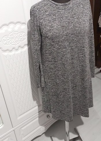 Gri Uzun Kollu Kadın sweatshirt - Görsel 3