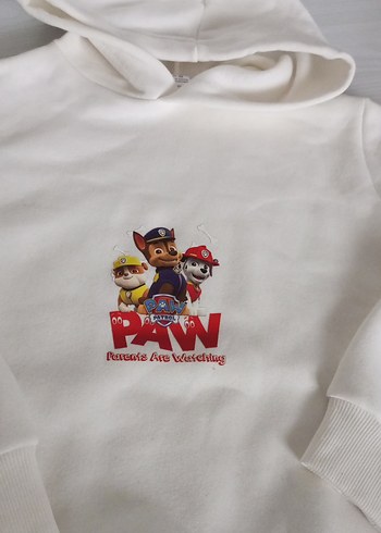 Kapüşonlu Baskılı Erkek Çocuk Sweatshirt - Görsel 2