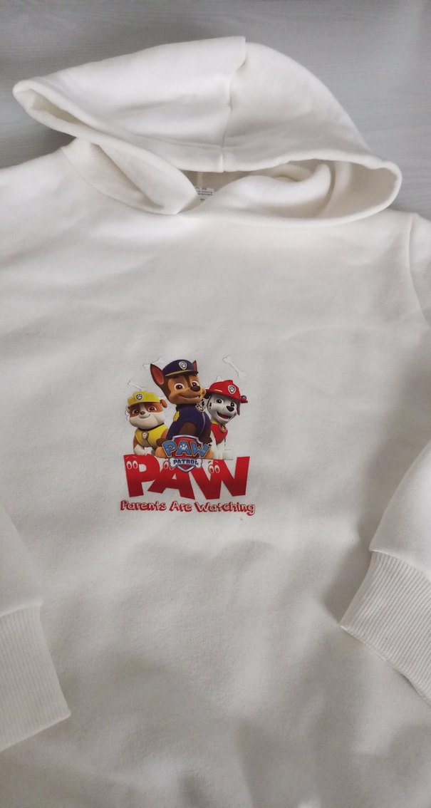 Kapüşonlu Baskılı Erkek Çocuk Sweatshirt - Görsel 2