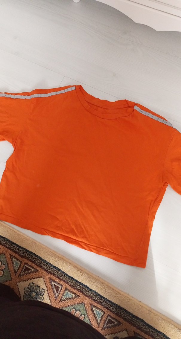 Kız Çocuk Renkli Baskılı Kısa Kollu Tişörtler - Görsel 4