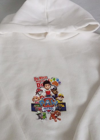 Baskılı  Kapüşonlu erkek çocuk Sweatshirt - Görsel 2