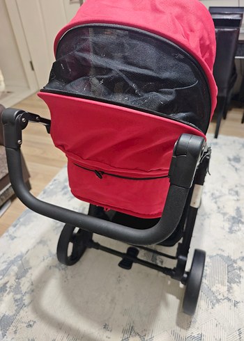 Kırmızı Bebek Arabası Seti - Görsel 6