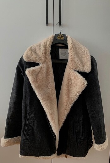Pull & Bear bıker tüylü ceket