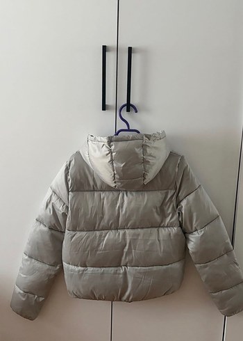 Bershka Gri  Kadın Kışlık Mont - Görsel 2