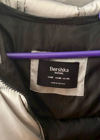 Bershka Gri  Kadın Kışlık Mont - Görsel 3