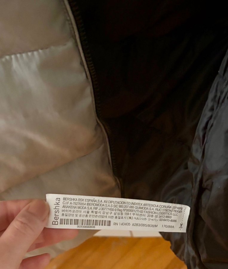 Bershka Gri  Kadın Kışlık Mont - Görsel 4