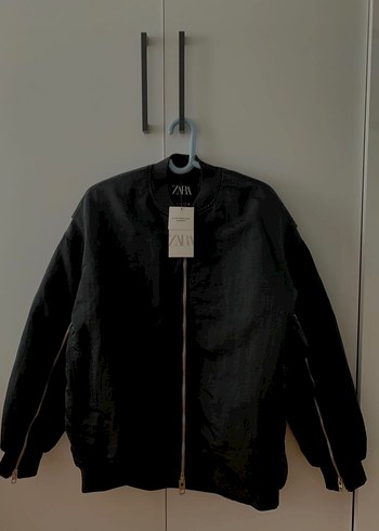 Kadın Siyah  Bomber Ceket - Görsel 3