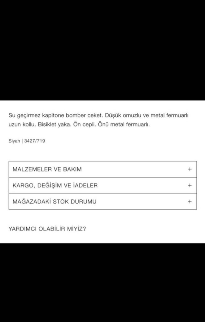 Kadın Siyah  Bomber Ceket - Görsel 5