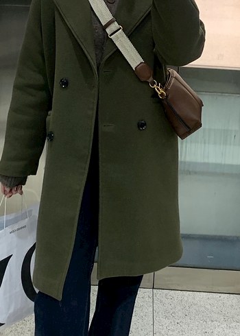 Haki  Kadın Kaban - Görsel 4