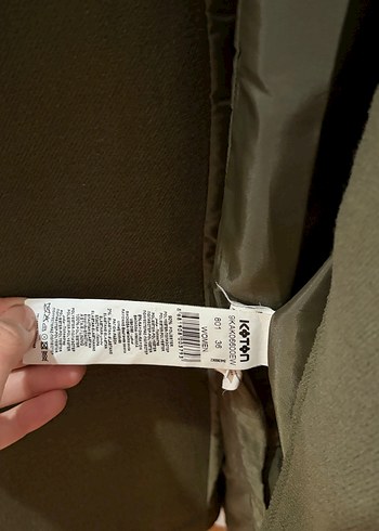 Haki  Kadın Kaban - Görsel 6