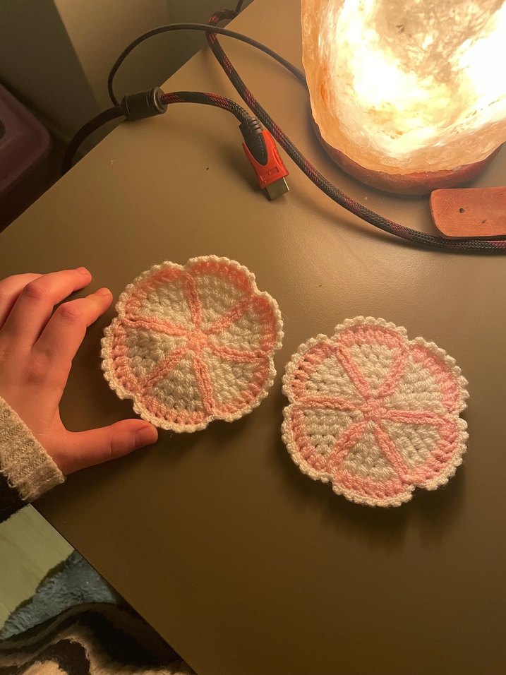 El Yapımı Bohem Örgü Bardak Altlığı - Görsel 2