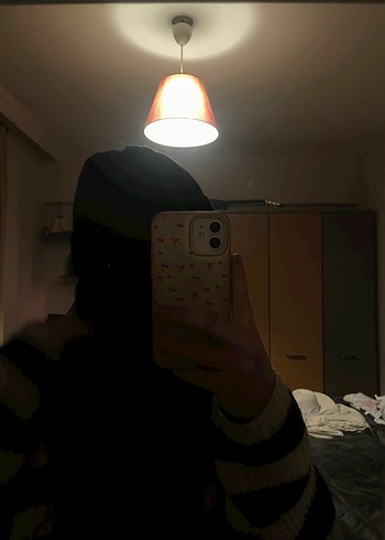 Siyah Kadın Örgü Yün Bere - Görsel 4