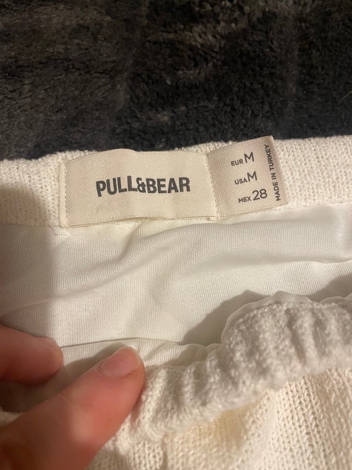 Beyaz Drapeli Uzun Kadın Etek - Görsel 2