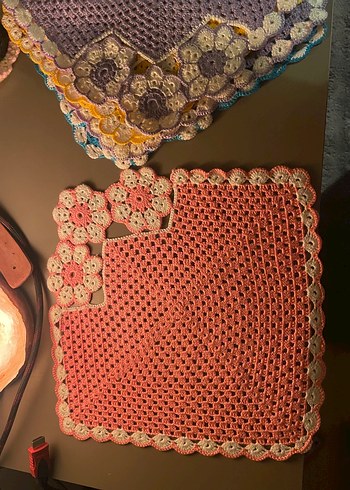 Pastel Renkli Örgü Sunumluk - Görsel 7