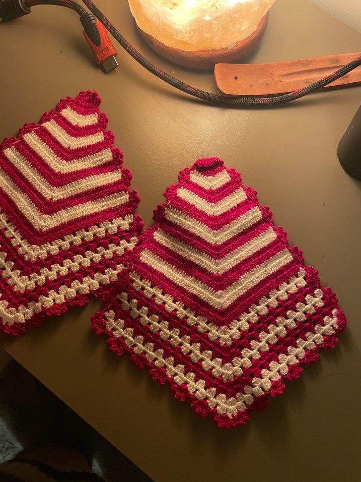 Kırmızı Renkli Örgü Banyo Süngeri - Görsel 3