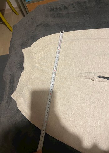 Bej Keten Salaş Kadın Pantolon - Görsel 2