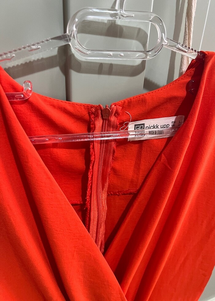 Turuncu elbise - Görsel 2