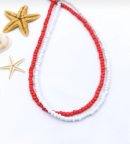 2 Li kum boncuk kolye şok fiyat - Görsel 8