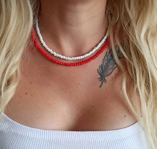 2 Li kum boncuk kolye şok fiyat - Görsel 7