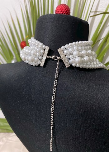 Beyaz Boncuklu Bohem Gelin Kolyesi - Görsel 8