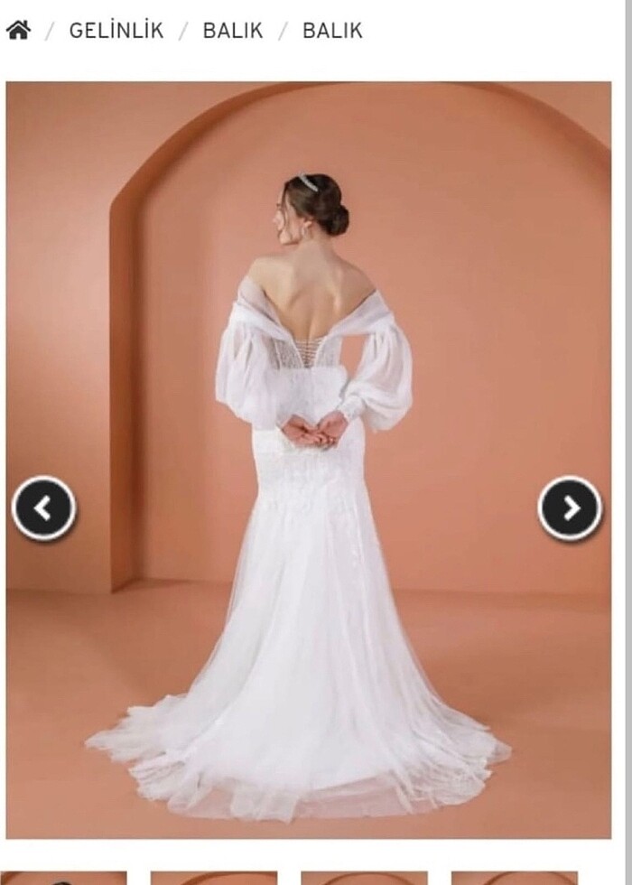 Gelinlik Yeni Etiketli! Hiç giyilemedi! - Görsel 3