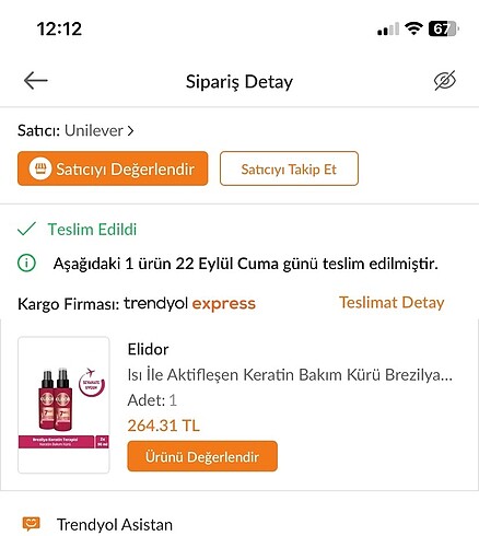 Elidor Elidor keratin bakım kürü