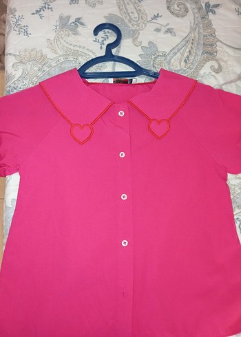 kız çocuğu Pembe gömlek - Görsel 2