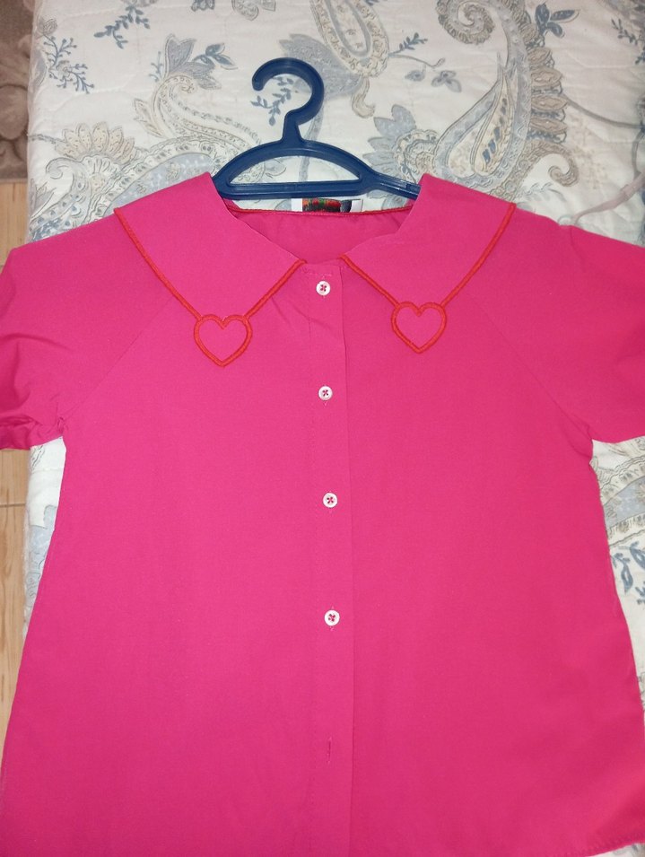 kız çocuğu Pembe gömlek - Görsel 2