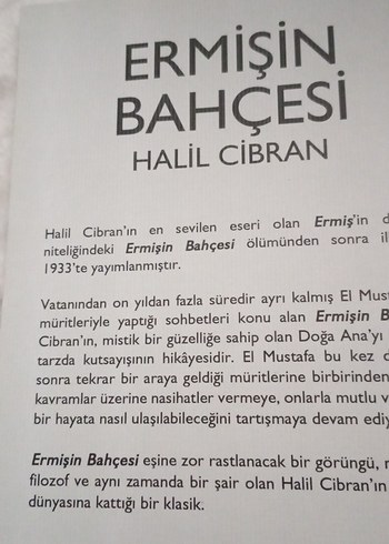 Ermişin Bahçesi - Halil Cibran - Görsel 2