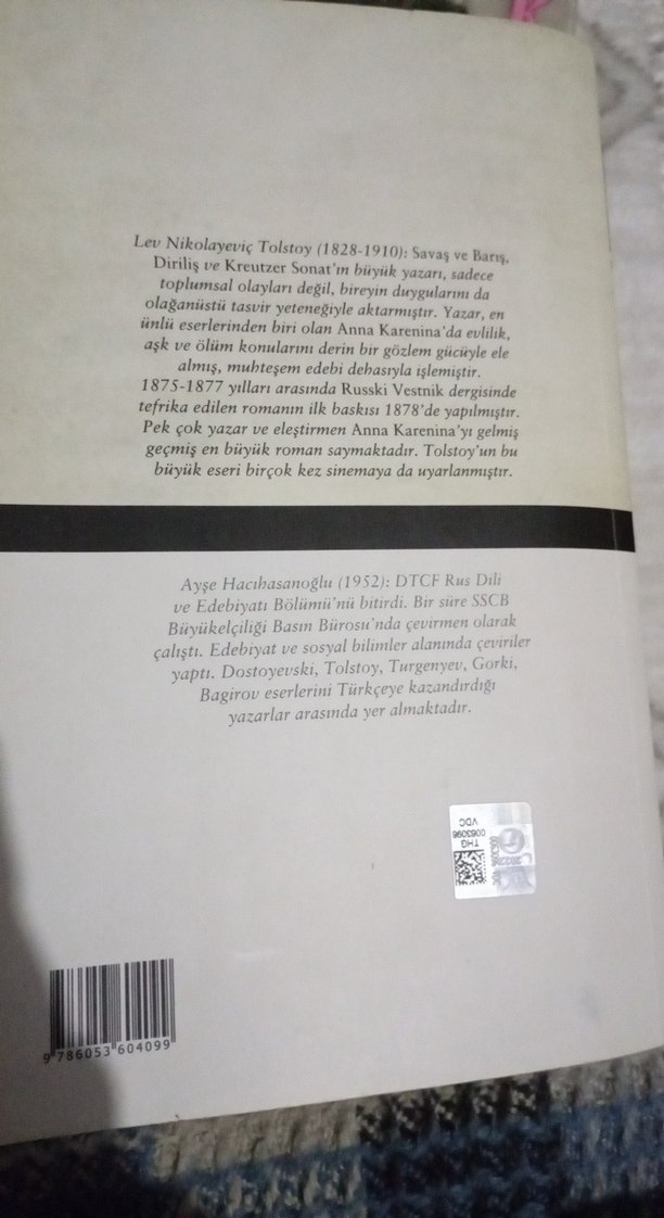 Anna Karenina - L. N. Tolstoy - Görsel 5