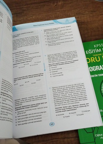 Beden Renk KPSS 2024 Eğitim Bilimleri Soru Bankası
