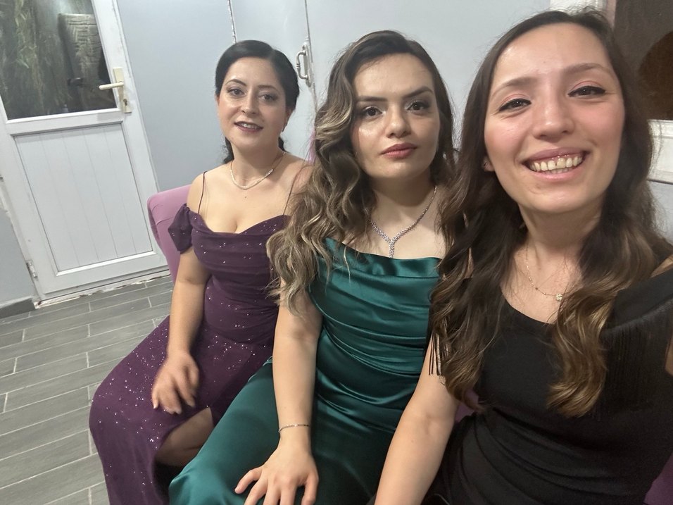 abiye yeşil askılı elbise - Görsel 2