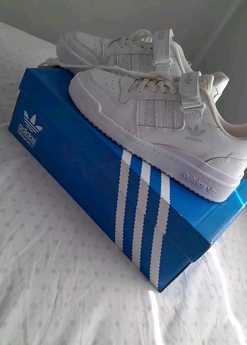 Adidas Beyaz Bağcıklı Platform Topuklu Kadın Spor Ayakkabı