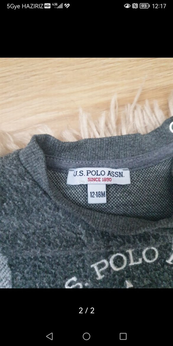 Gri Kareli Erkek Çocuk Triko takım - Görsel 2