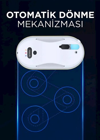 Diğer Beyaz Akıllı Cam Temizleyici Robot