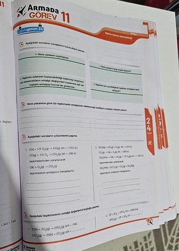 Beden Görev 11 Kimya Yeni Nesil Çalışma Föyleri