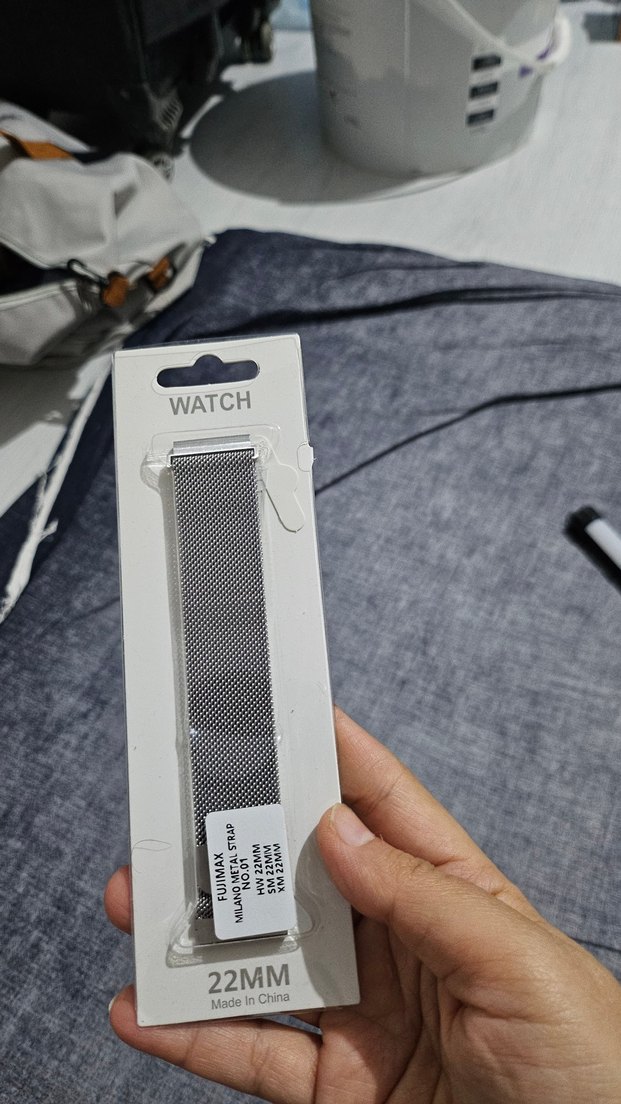 Gri saat kordonu 22mm Samsung Galaxy Watch 4/5/5pro/6/7/6classic - Görsel 2