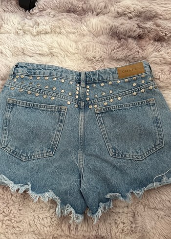 Diğer Mavi Denim Mini Şort