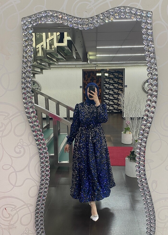 Pullu Payetli Abiye - Görsel 4