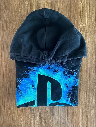 12-13 Yaş Beden siyah Renk H&M Sweatshirt Play Station