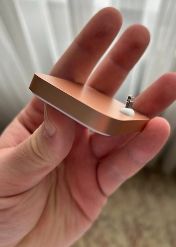 Somon Renkli Telefon Şarj Dock İstasyonu - Görsel 2