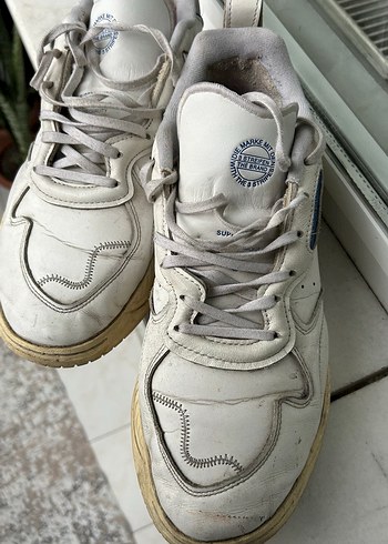 Beyaz Bağcıklı Beyaz erkek Spor Ayakkabı - Görsel 2